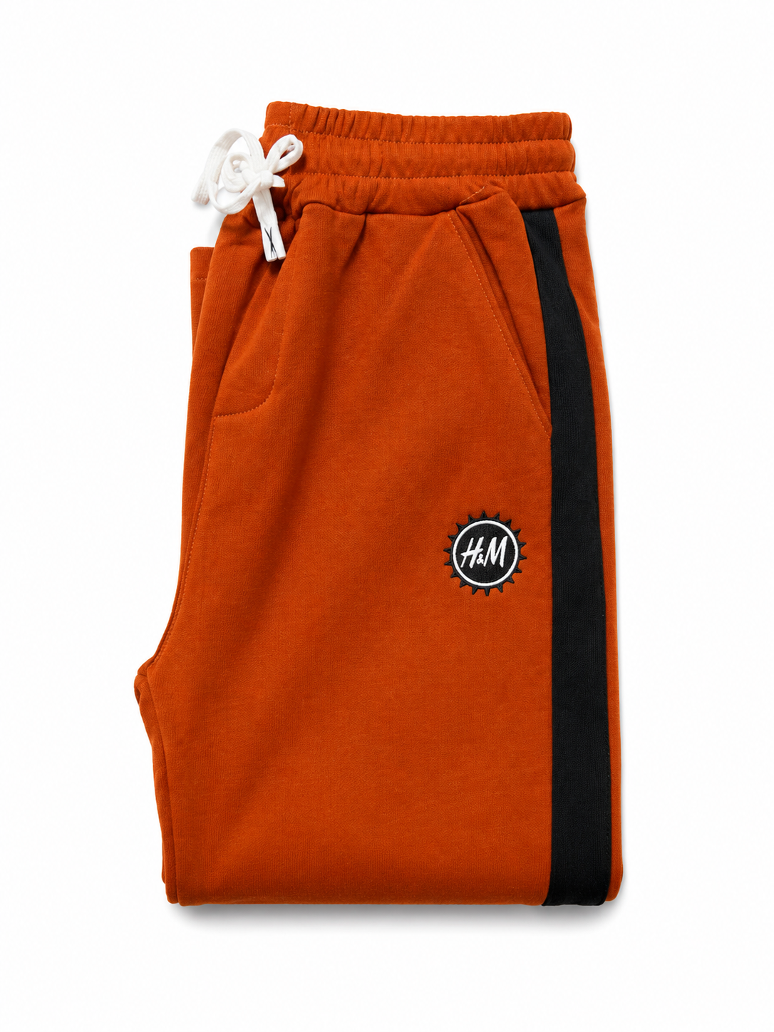 Pantalon Jogging Homme Orange – Coupe Droite | Confort Premium
