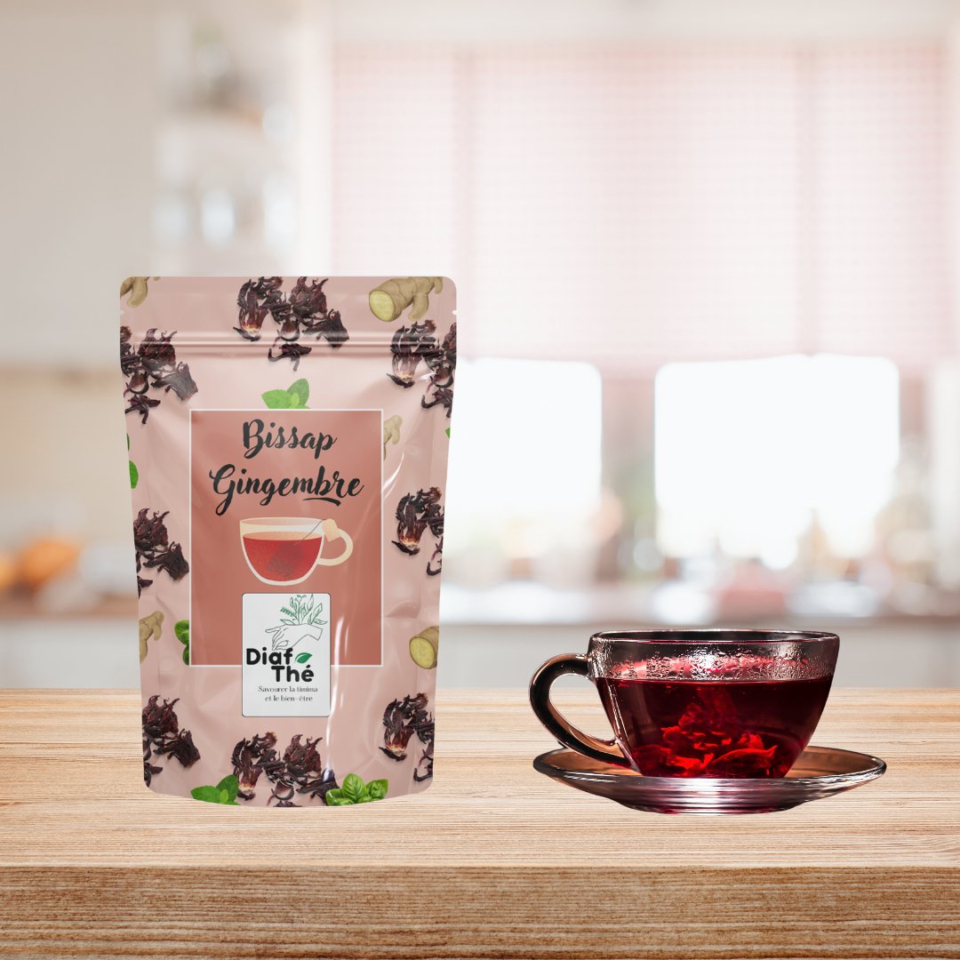 Thé Bissap Experience the vibrant flavor of Thé Bissap, now available