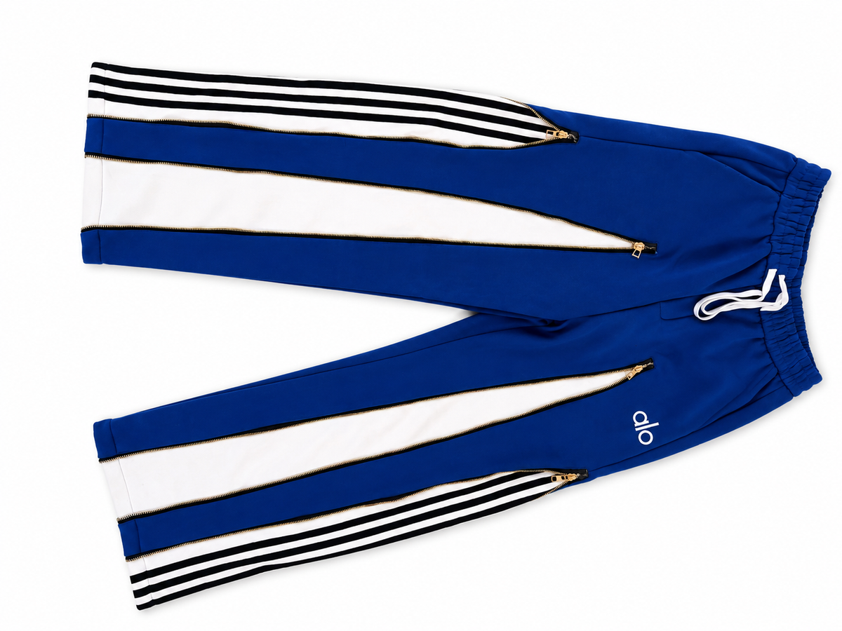 Pantalon de jogging unisexe bleu premium