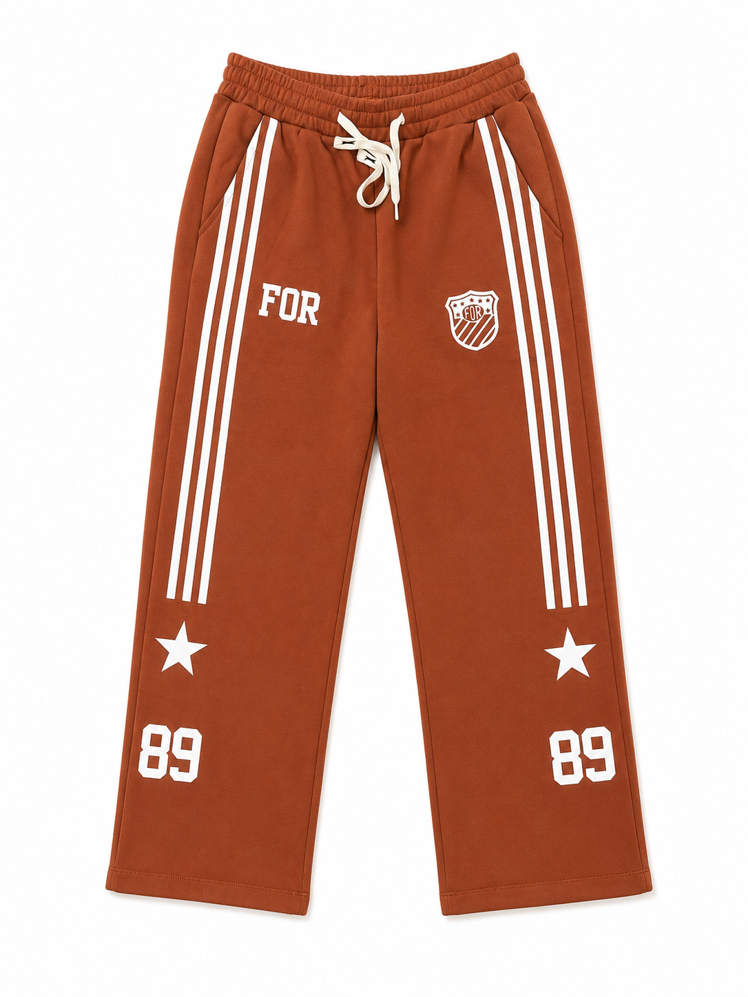 Pantalon de jogging FOR Marron – Unisexe | Style Sport & Streetwear