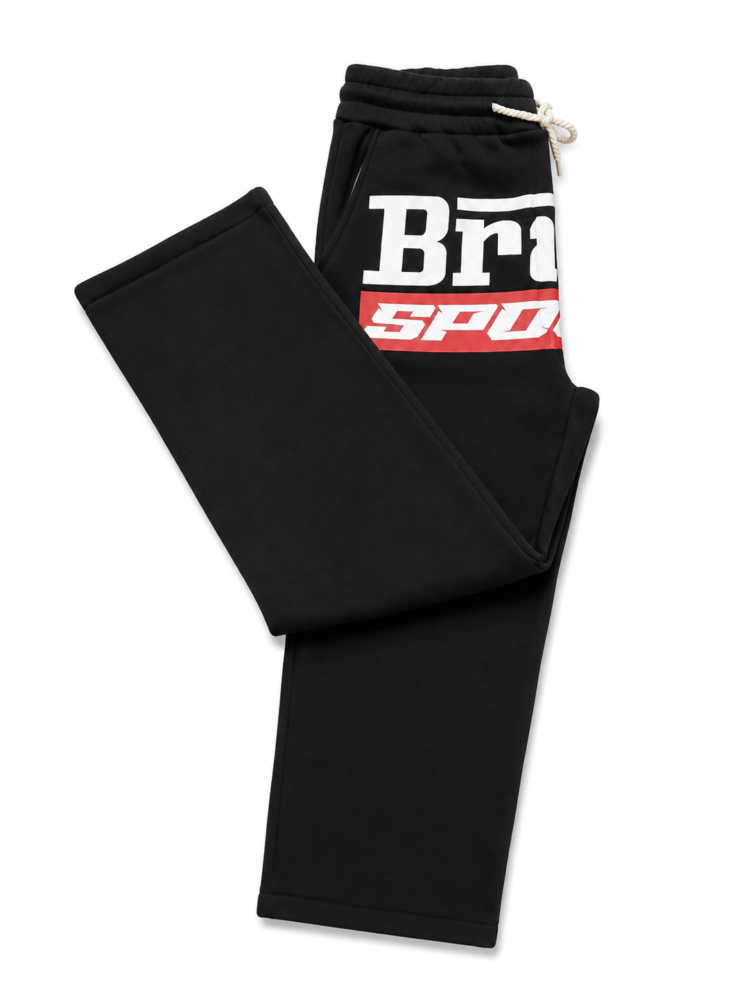 Pantalon Jogging Brand Sports Noir – Style Streetwear Premium
