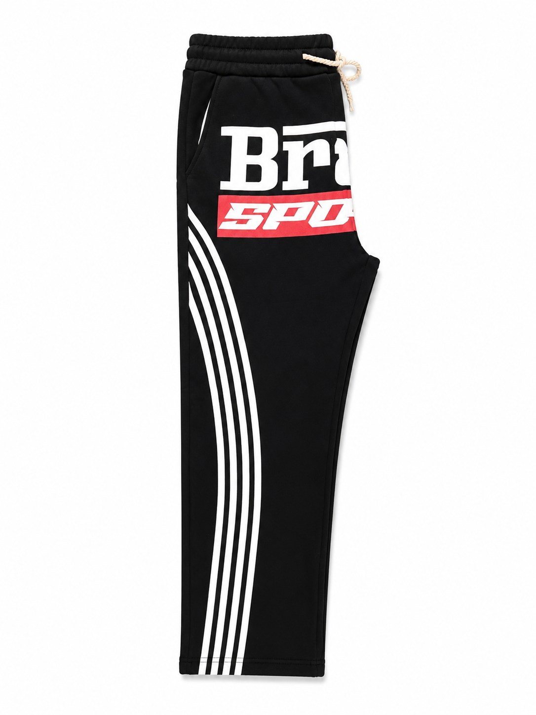 Pantalon Jogging Brand Sports Noir – Style Streetwear Premium