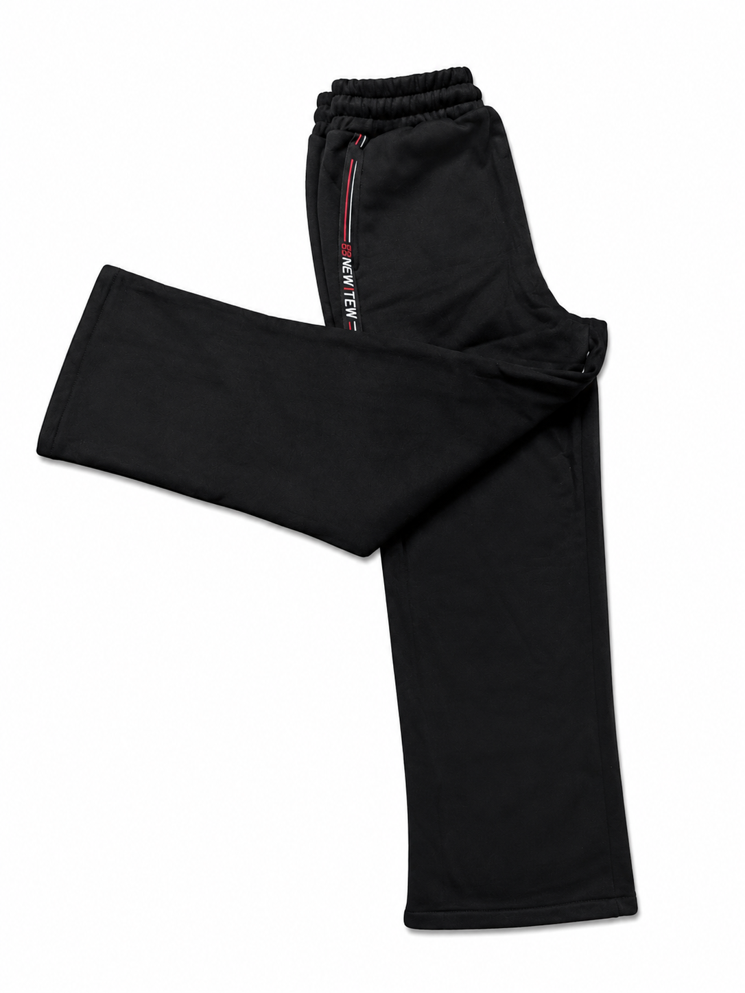 Pantalon Wide Leg Premium Noir – Doublure Intérieure Chaude – Style Streetwear