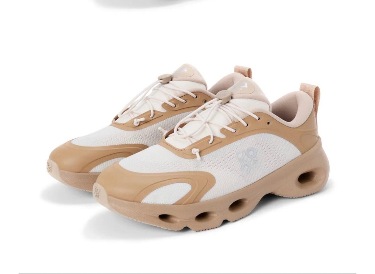 Loewe Flow Runner – Baskets Premium Unisexes Beige & Blanc